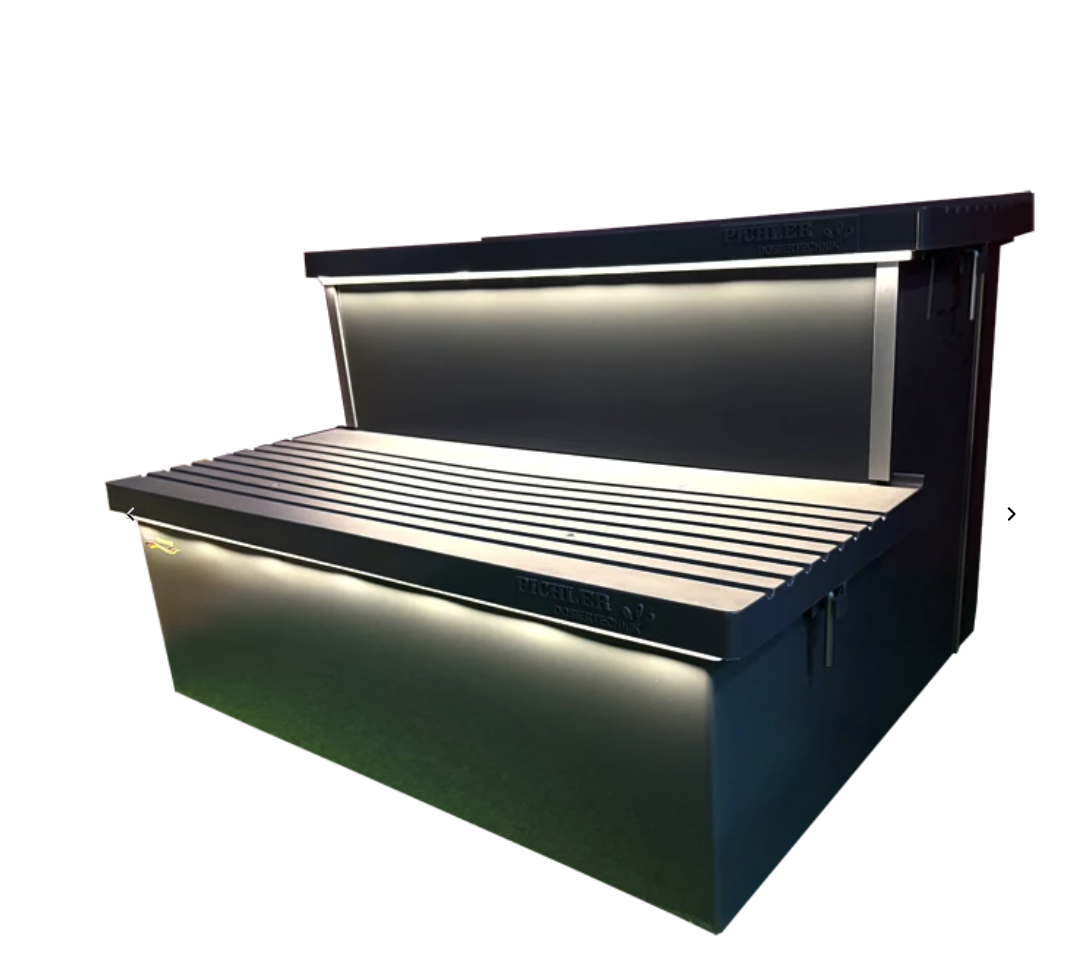 Dosiertreppe Anthrazitgrau RAL 7016 – Pichler Dosiertechnik