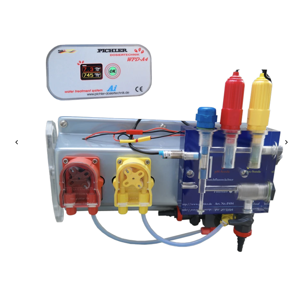 Dosieranlage WPD-A4 mini pH/Redox Einbau – Pichler Dosiertechnik