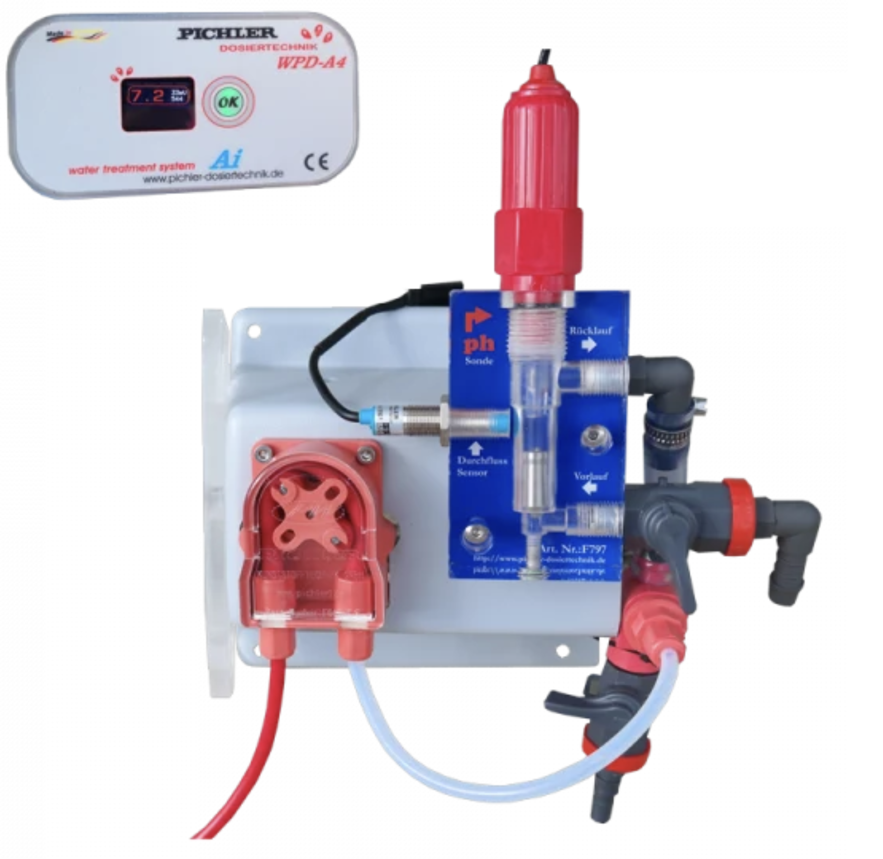 Dosieranlage WPD-A4 mini pH Einbau – Pichler Dosiertechnik